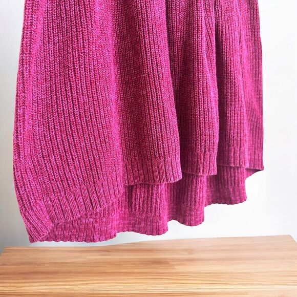 Mossimo Knit Pink Y2K Size S Hi-Low Sweater Skirt Short Casual Mini Rocker Punk - Picture 6 of 11